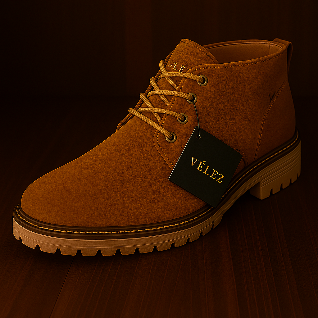 BOTA DE CUERO GENUINO VLZ PARA HOMBRE