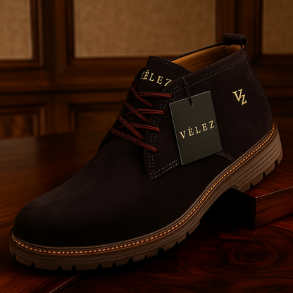 BOTA DE CUERO GENUINO VLZ PARA HOMBRE